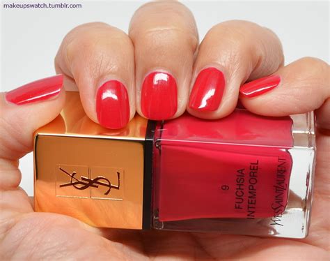 ysl fuchsia intemporel|YSL Fuchsia Intemporel (9) La Laque Couture Nail Lacquer.